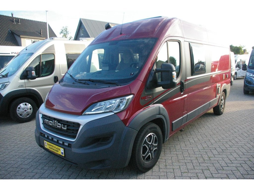 Carthago Malibu 600 DB Automaat, Dwarsbed., Caravans en Kamperen, Campers, Buscamper of Camperbus, Luifel, Ringverwarming, Fiat