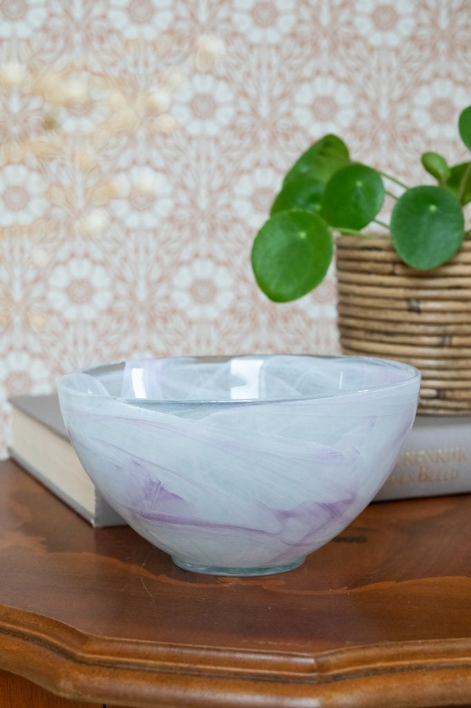 Schaal swirl lila