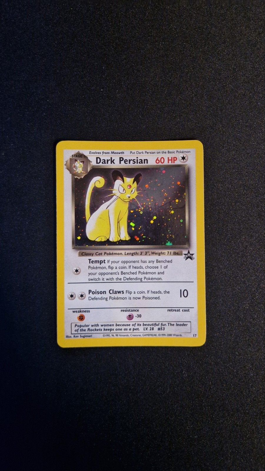Dark Persian (Wizards of the Coast), Ophalen of Verzenden, Gebruikt, Losse kaart, Foil