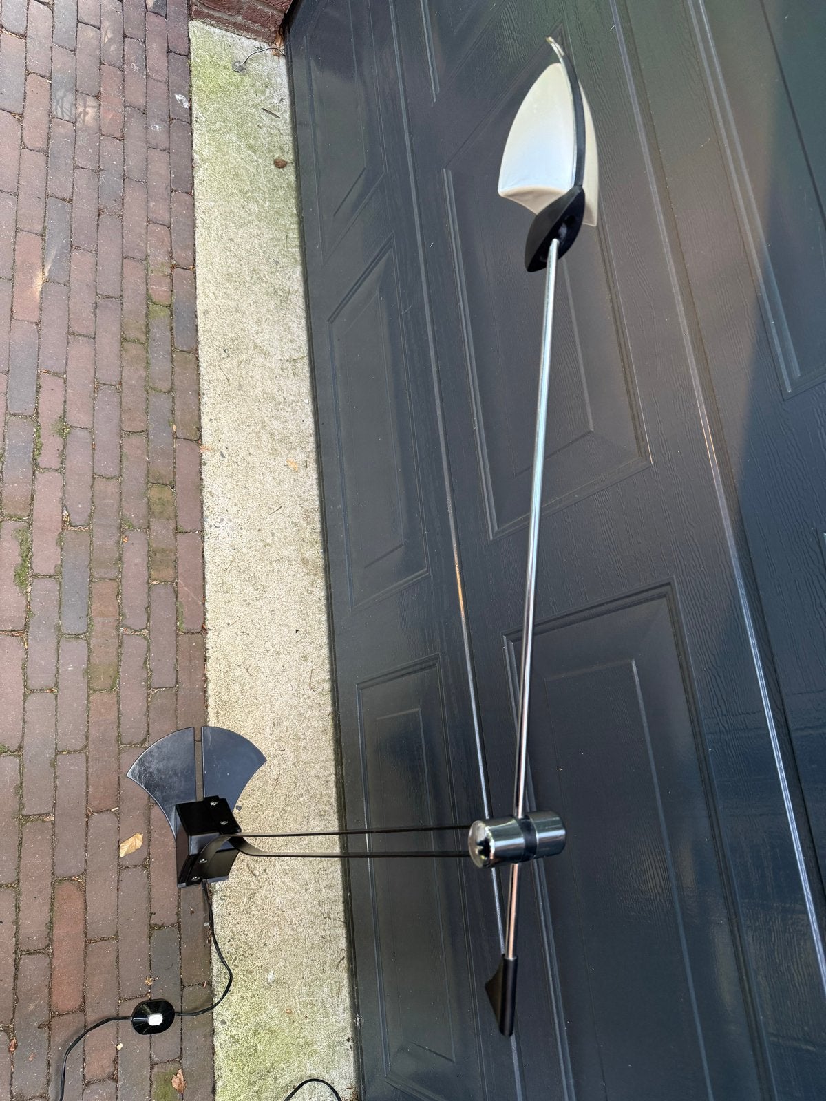 Leuchten Vloerlamp - 160cm hoog, knikpunt op 100cm, Gebruikt, Ophalen of Verzenden, Gijpsvintage, Memphis