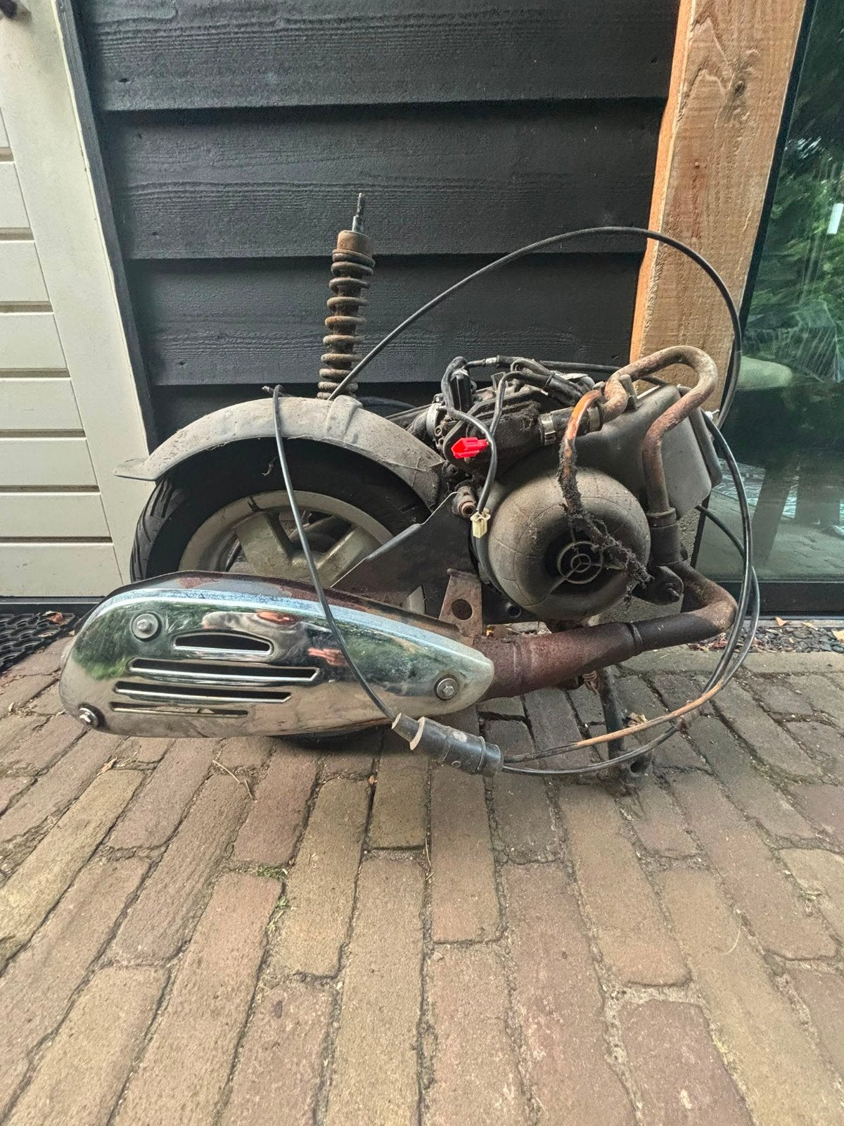 Vespa 2-takt blok vastgelopen compleet, Ophalen, Gebruikt, Blok, Vespa