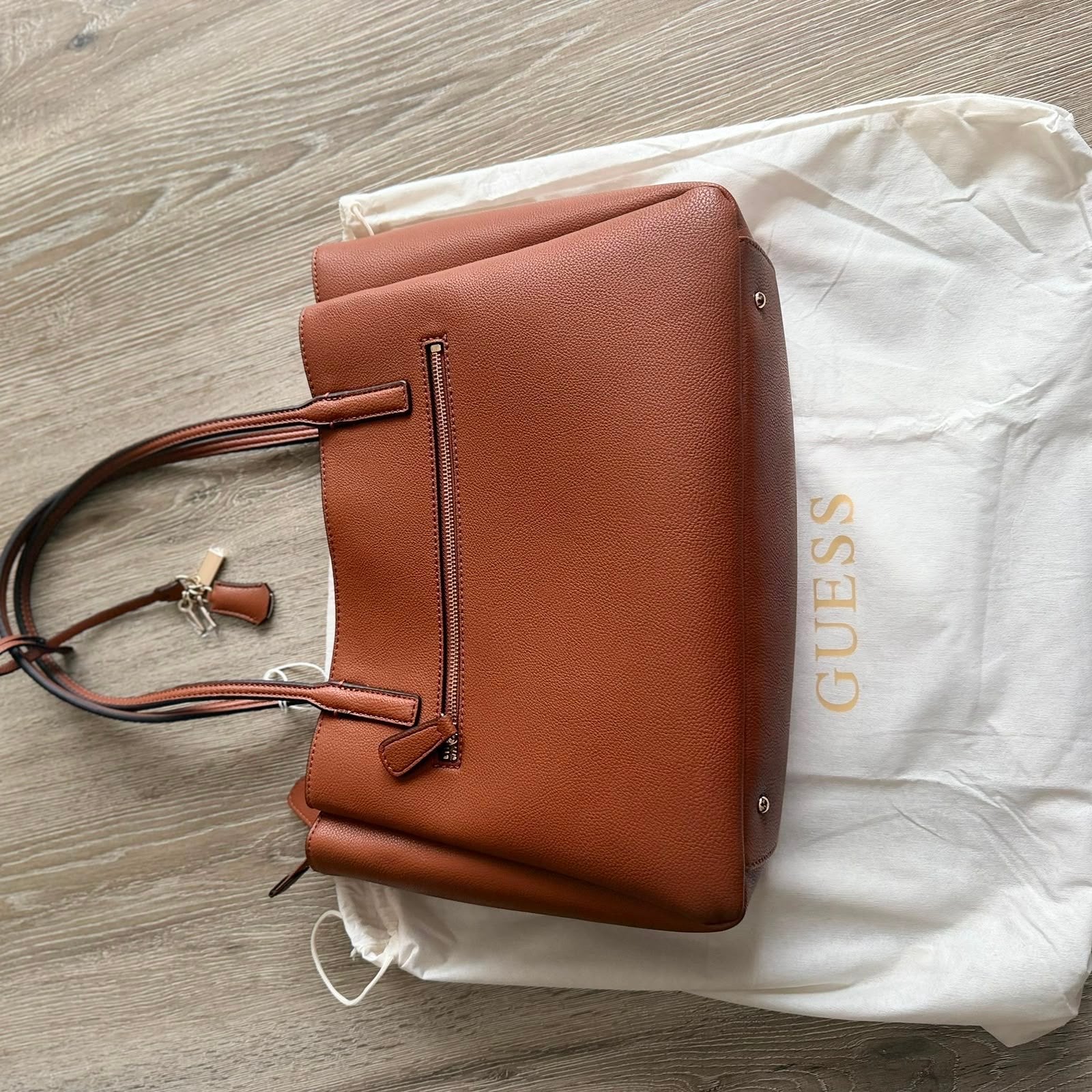 Nieuwe Guess Shopper Cognac Bruin met Label, Verzenden, Nieuw, Bruin, Shopper