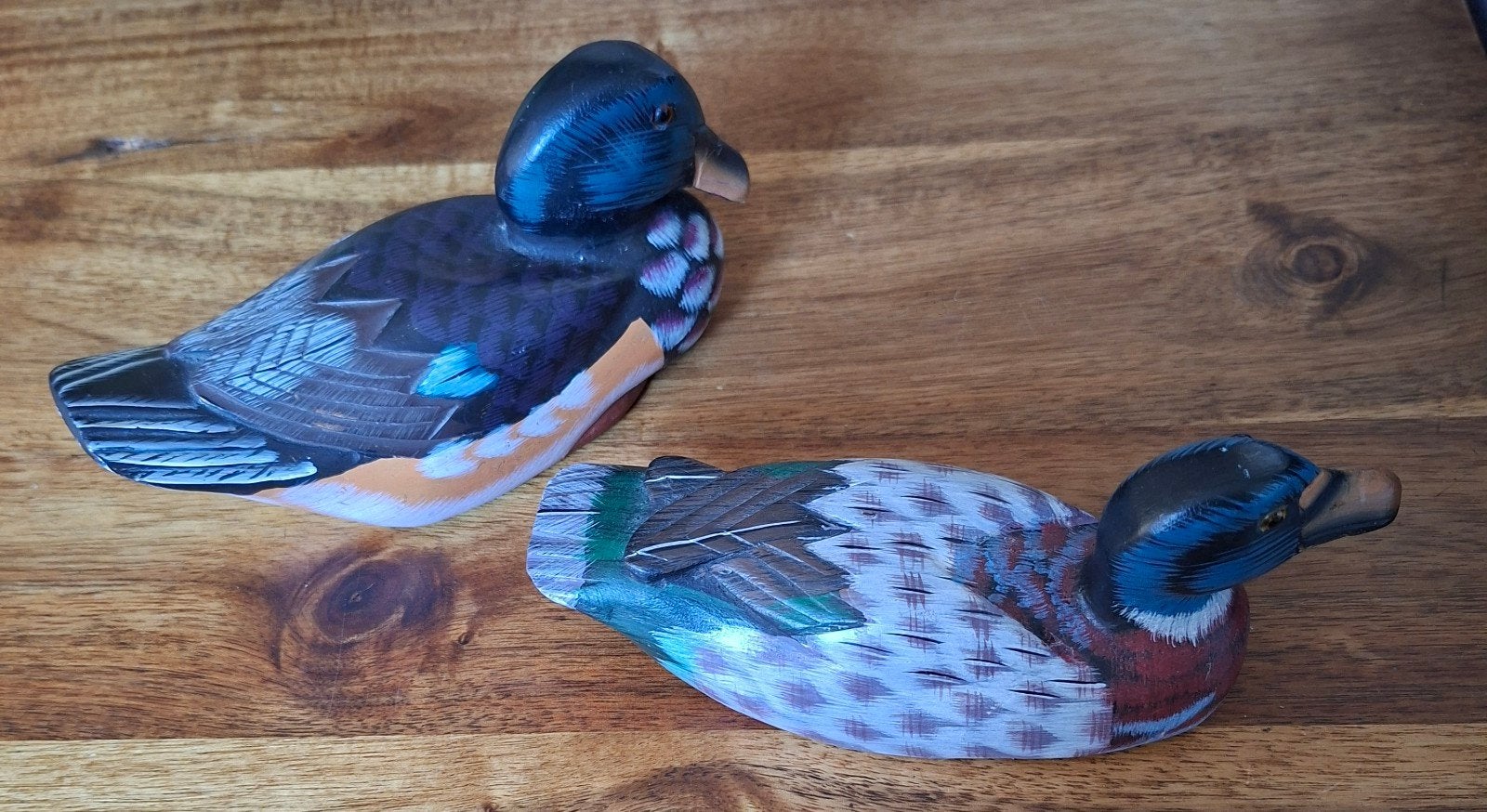 antieke houten eendjes, Ophalen of Verzenden