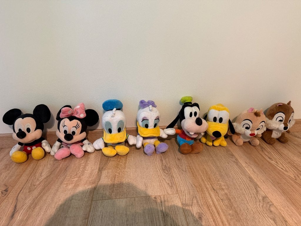 8 Disney knuffels!, Kinderen en Baby's, Disney, Disney, Overige typen, Ophalen of Verzenden