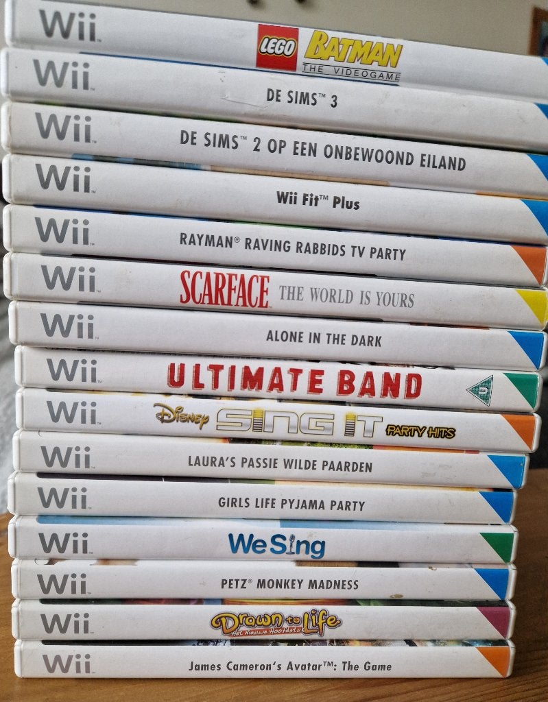 12 Nintendo Wii spellen à € 7,50, Overige genres, 1 speler, Ophalen of Verzenden, Zo goed als nieuw