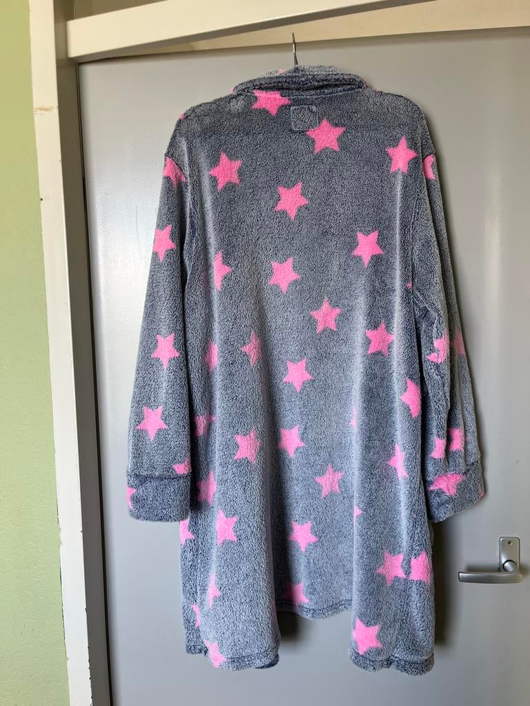 Zachte badjas met roze sterren - Primark, Ophalen of Verzenden, Zo goed als nieuw, Overige kleuren, Overige typen