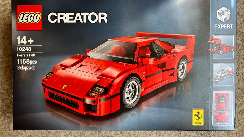 lego creator 10248 Ferrari F40 éénmalig gebouwd!, Ophalen, Gebruikt, Lego, Compleet
