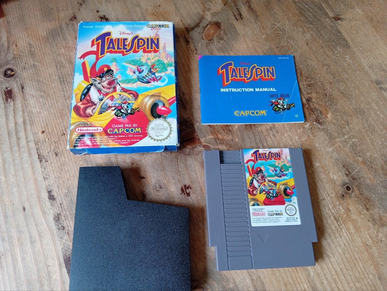 TaleSpin Nintendo NES CIB compleet met doos + handleiding, 1 speler, Ophalen of Verzenden, Vanaf 3 jaar