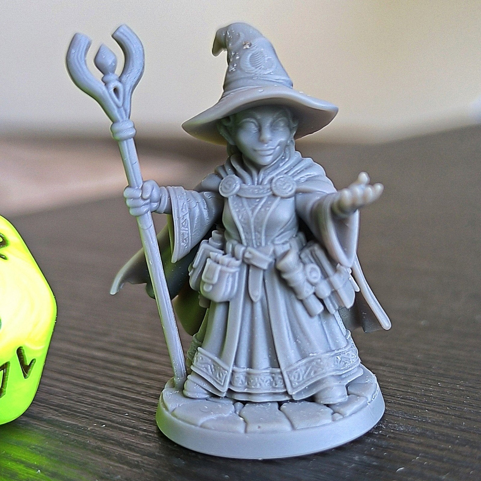 Gnome wizard Miniature D&D HQ dungeon's and dragons, Ophalen of Verzenden, Nieuw, Overige soorten