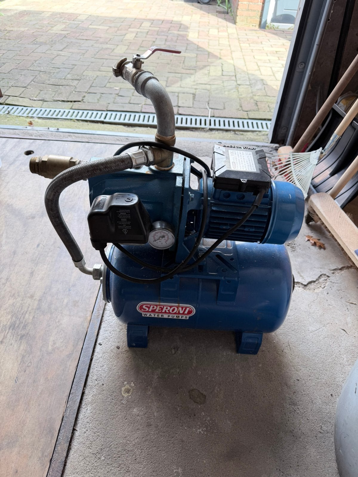 Speroni waterpomp. Momenteel niet werkend., Minder dan 25 liter, Ophalen, Zo goed als nieuw, 200 tot 400 liter/min