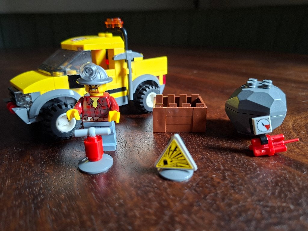 Lego City Mijnbouw 4x4 4200 (2012), Kinderen en Baby's, Speelgoed | Duplo en Lego, City, Lego, Ophalen of Verzenden, Complete set