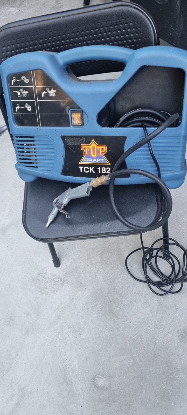 Te koop compressor, Minder dan 25 liter, Ophalen, Zo goed als nieuw, Minder dan 200 liter/min