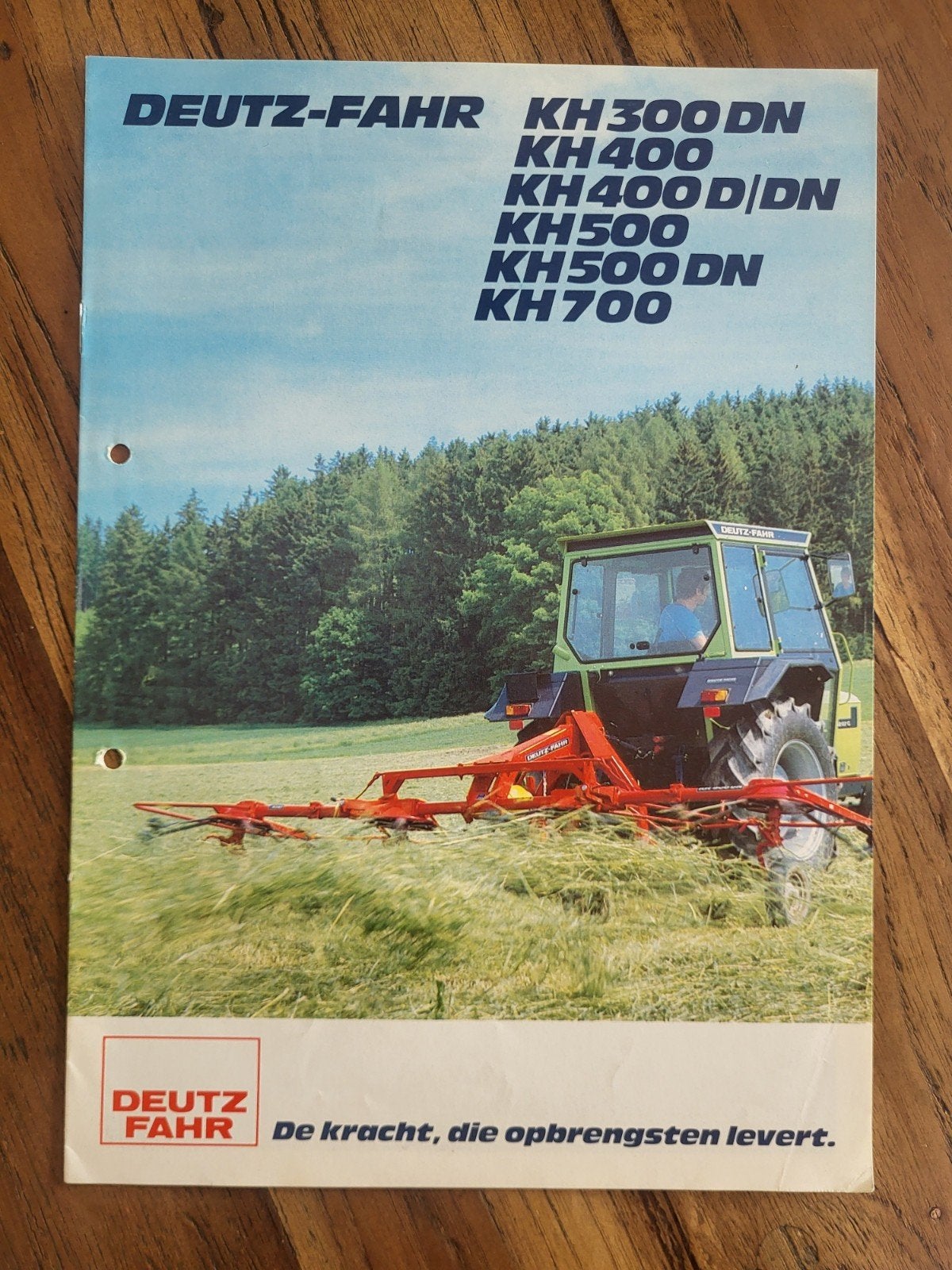 tractor folder Deutz-Fahr KH cirkelschudders, Ophalen of Verzenden, Zo goed als nieuw