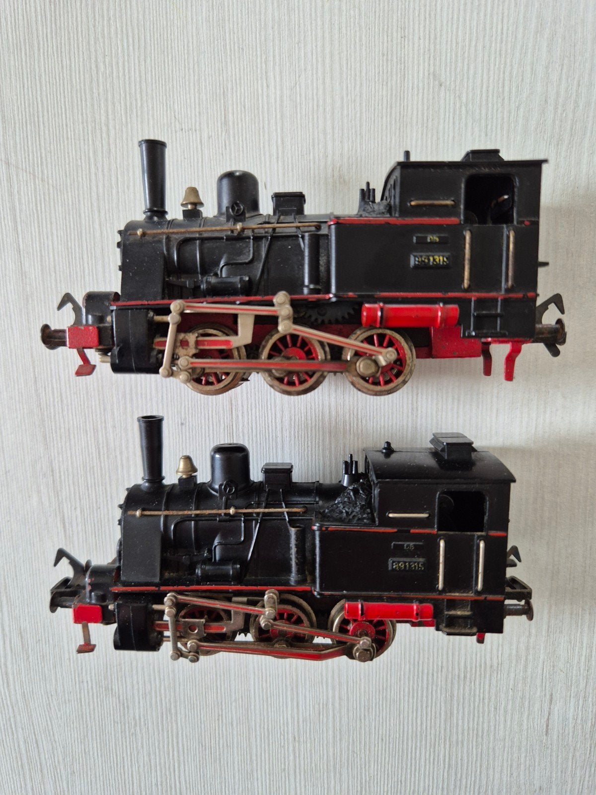 2 Fleischmann H0 BR89 DB stoomlocs 1315, Hobby en Vrije tijd, Modeltreinen | H0, Gebruikt, Fleischmann, Ophalen of Verzenden, Gelijkstroom