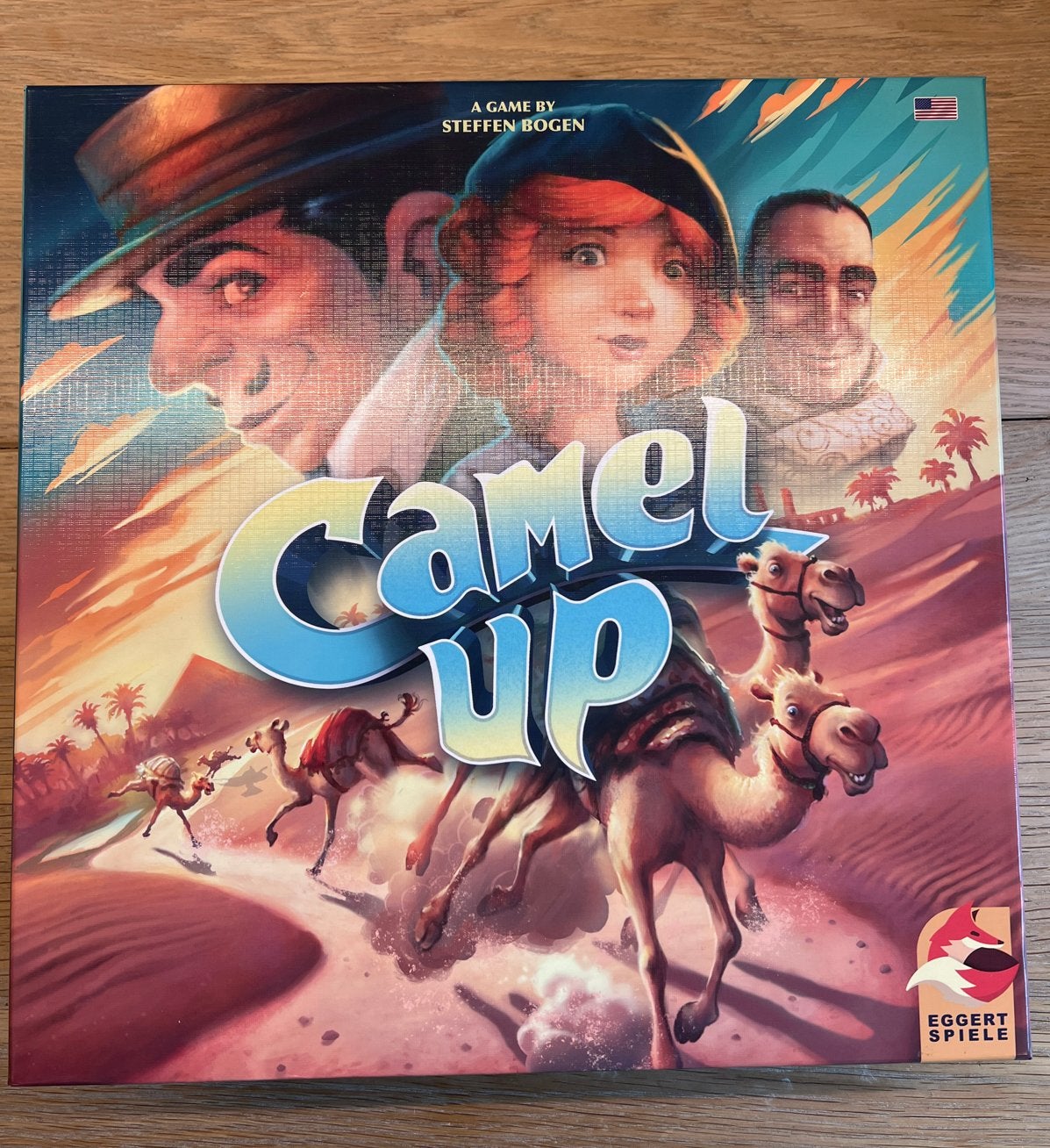 Camel Up Bordspel - Spannende Kameelrace, Hobby en Vrije tijd, Drie of vier spelers, Ophalen of Verzenden, Zo goed als nieuw
