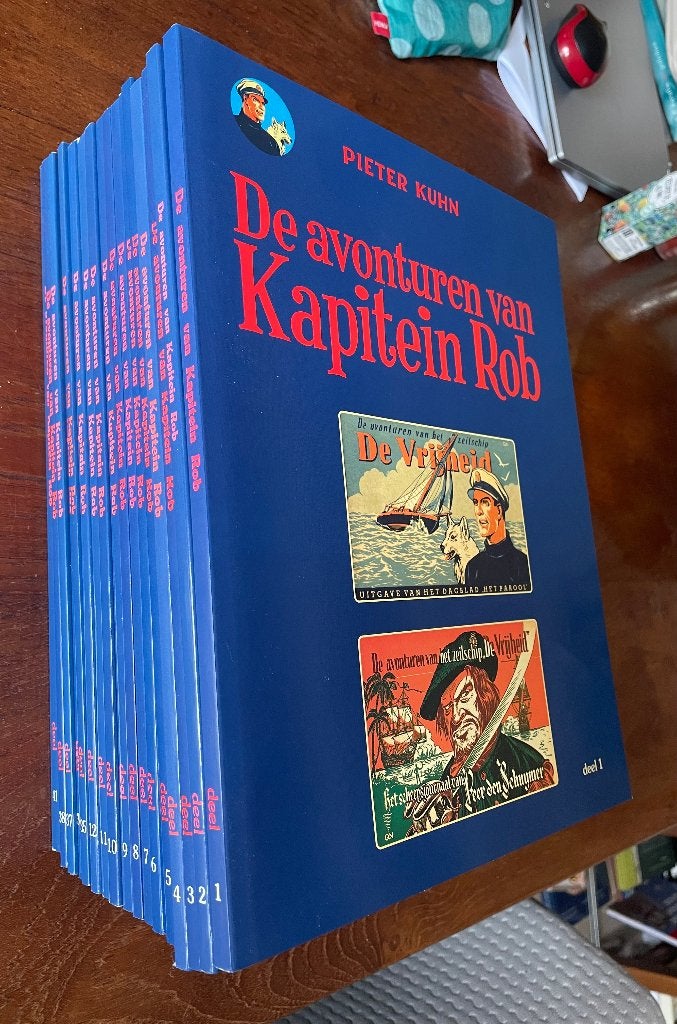 De Avonturen van Kapitein Rob 17 titels, Meerdere stripboeken, Ophalen of Verzenden, Zo goed als nieuw, Pieter Kuhn
