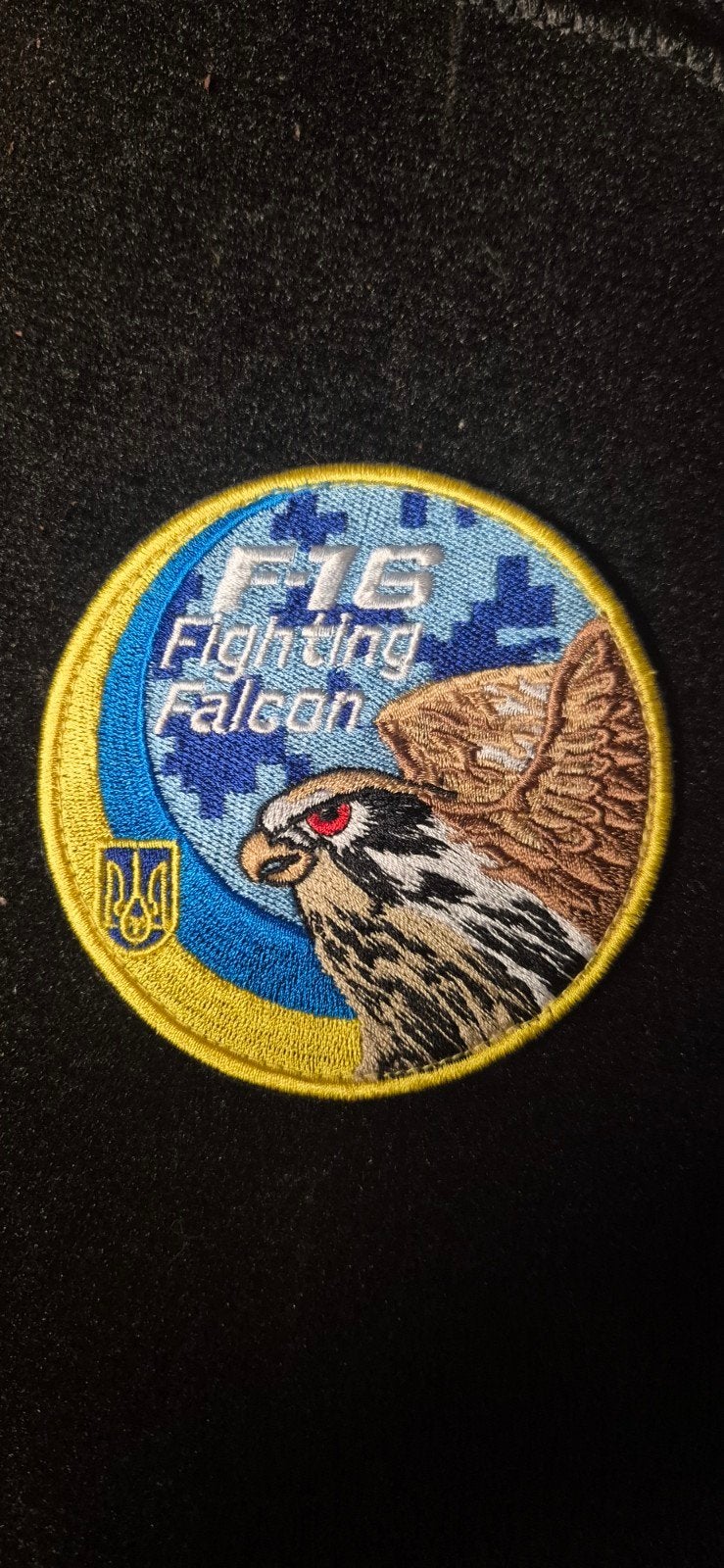 F-16 Fighting Falcon Oekraïne Patch., Ophalen of Verzenden