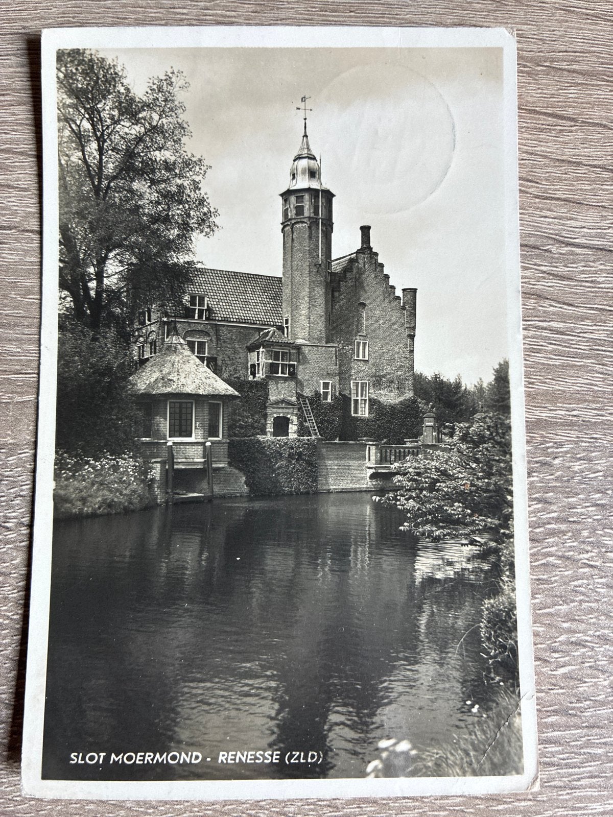Oude Ansichtkaart Slot Moermond 1936 Renesse, Ophalen of Verzenden, 1920 tot 1940, Gelopen, Zeeland