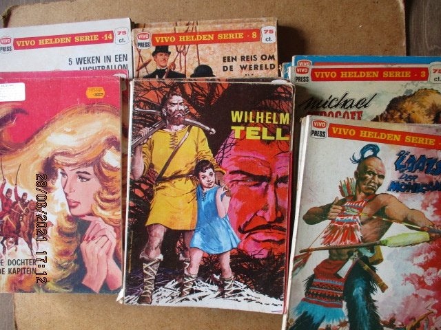 adv4708 vivo helden serie, Eén stripboek, Ophalen, Gelezen
