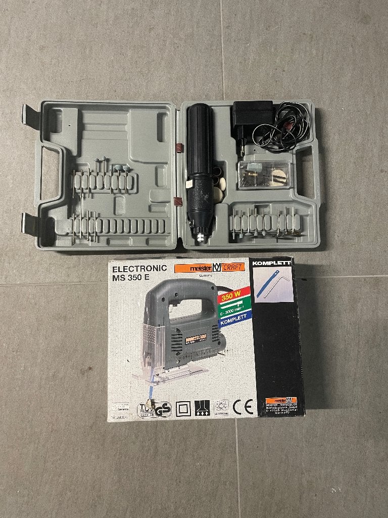 Meister Craft decoupeerzaag MS 350 E  en een multi tool, Decoupeerzaag, Ophalen of Verzenden, Zo goed als nieuw, 30 tot 70 mm
