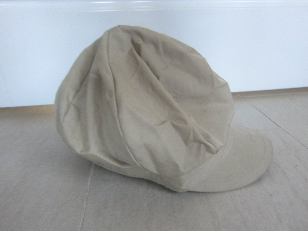 Teflon Dames pet baret met klepje kleur kaki creme maat M L, Onbekend, Ophalen of Verzenden, 58 of 59 cm (L, 7¼ of ⅜ inch), Pet