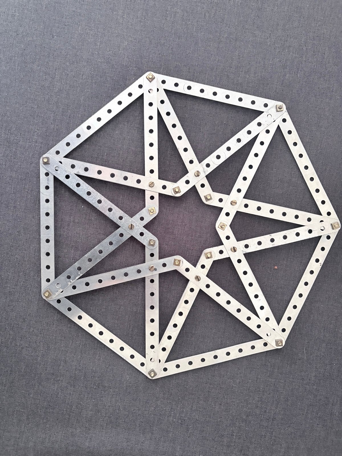 Meccano Heptagoon pentagon - onderdelen van voor 1927, Ophalen of Verzenden