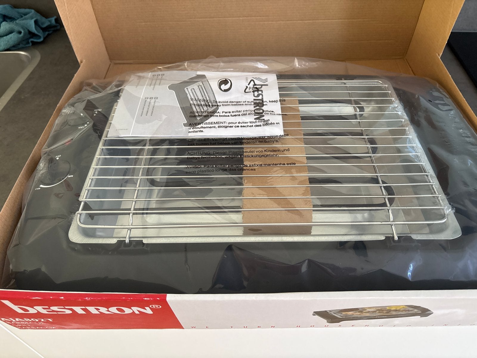 Nieuwe Bestron Barbecue/Grill 2000W - Tafelmodel, Ophalen, Nieuw