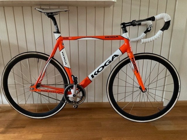 koga fullpro track baanfiets 59 cm, Fietsen en Brommers, Fietsen | Racefietsen, Heren, Aluminium, Zo goed als nieuw, 57 tot 61 cm