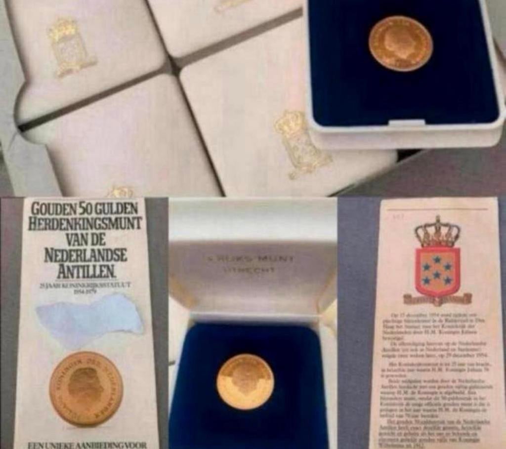 Lotje 12X Gouden 50 gulden munten, Overige landen, Losse munt, Goud, Overige waardes