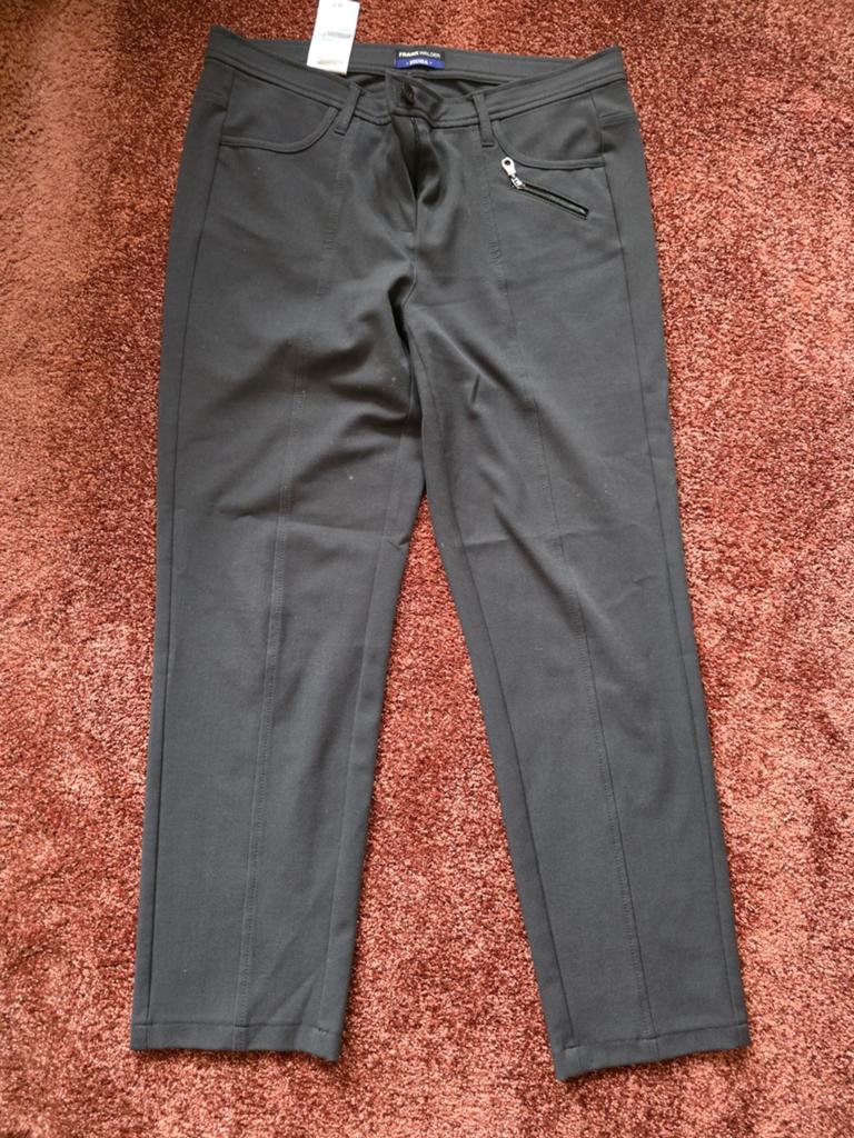 Frank Walder Brenda broek, maat 42, antraciet, Kleding | Dames, Maat 42/44 (L), Ophalen of Verzenden, Zo goed als nieuw, Grijs