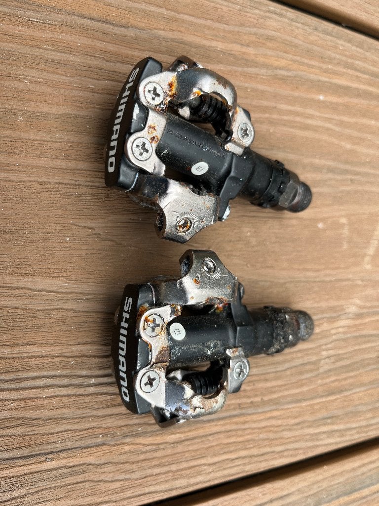 Shimano SPD pedalen - Gebruikt, Fietsen en Brommers, Fietsonderdelen, Crankstel of Pedalen, Gebruikt, Staal, Racefiets