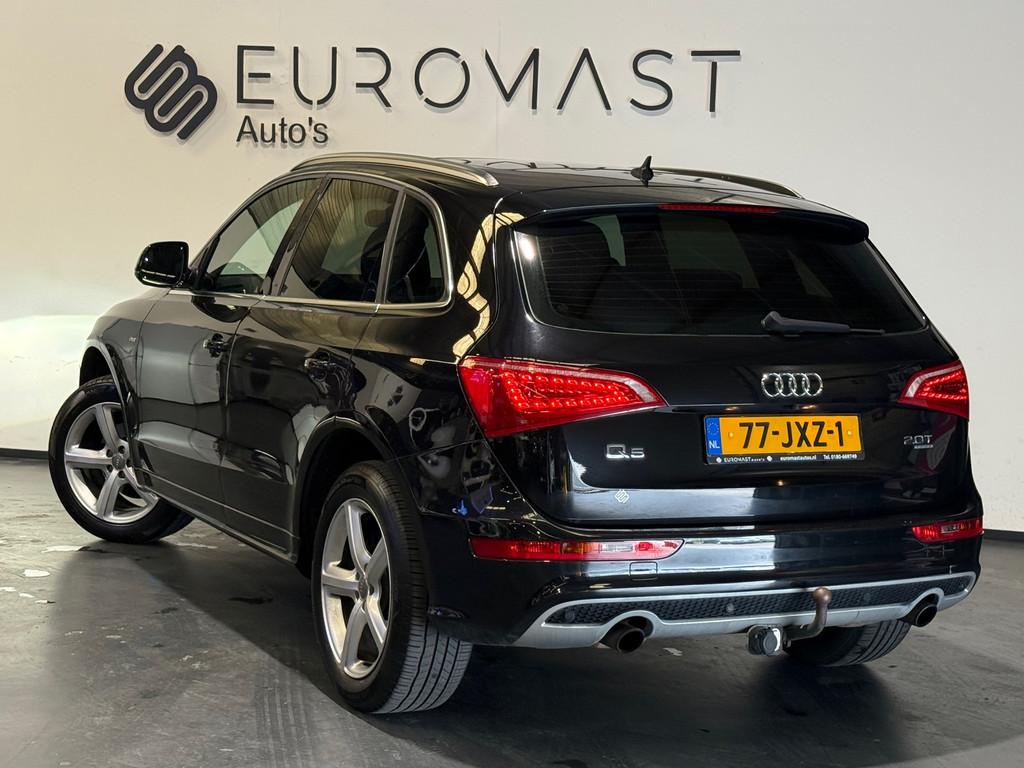 Audi Q5 2.0 TFSI quattro Pro Line Automaat Panoramdak Airco, Auto's, Automaat, Gebruikt, 4 cilinders, Leder en Stof