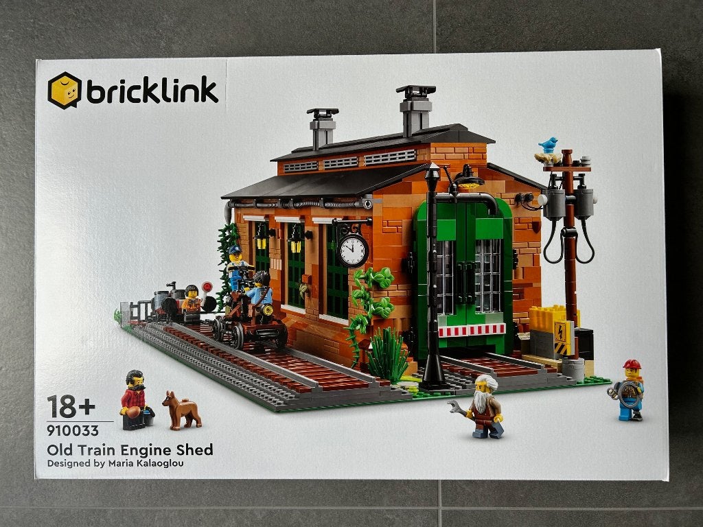 LEGO Bricklink (910033) Old Train Engine Shed *Nieuw*, Lego, Nieuw, Ophalen of Verzenden, Complete set