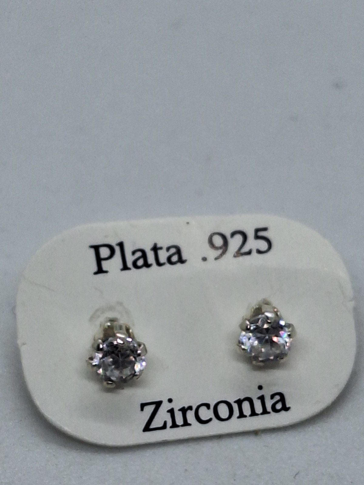 Zilveren 925 Oorknopjes met Zirkonia, Sieraden, Tassen en Uiterlijk, Oorbellen, Ophalen of Verzenden