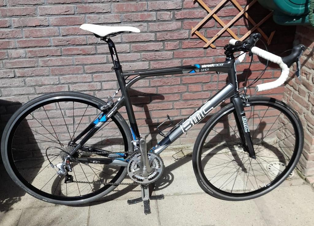 Racefiets BMC shimano, Gebruikt, Aluminium, 57 tot 61 cm, Meer dan 20 versnellingen