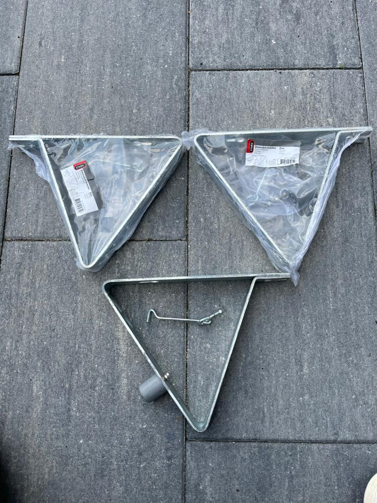 3 stuks Starx Deuropvangbeugel - Verzinkt, Ophalen of Verzenden, Nieuw, IJzer, Overige typen
