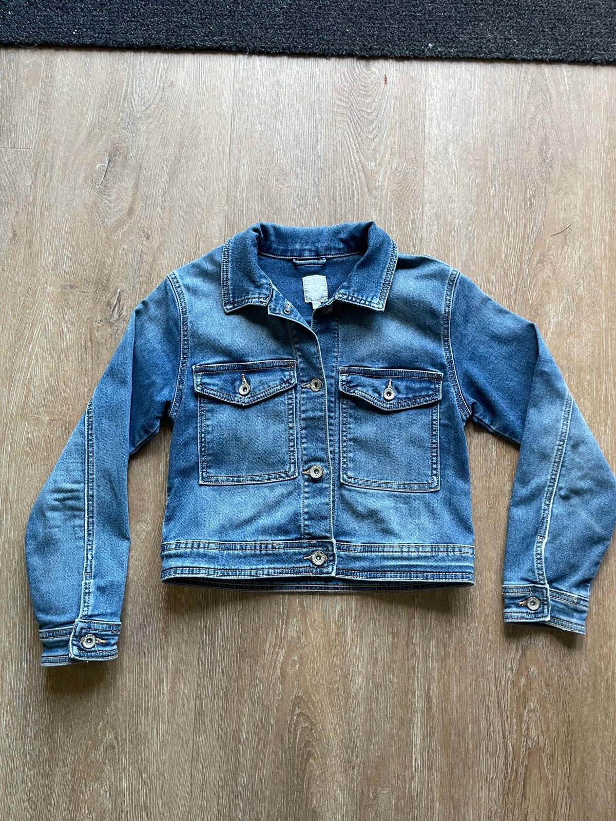 Stoere spijkerjas van D-zine, maat 140, Ophalen of Verzenden, Gebruikt, Jongen of Meisje, Jas
