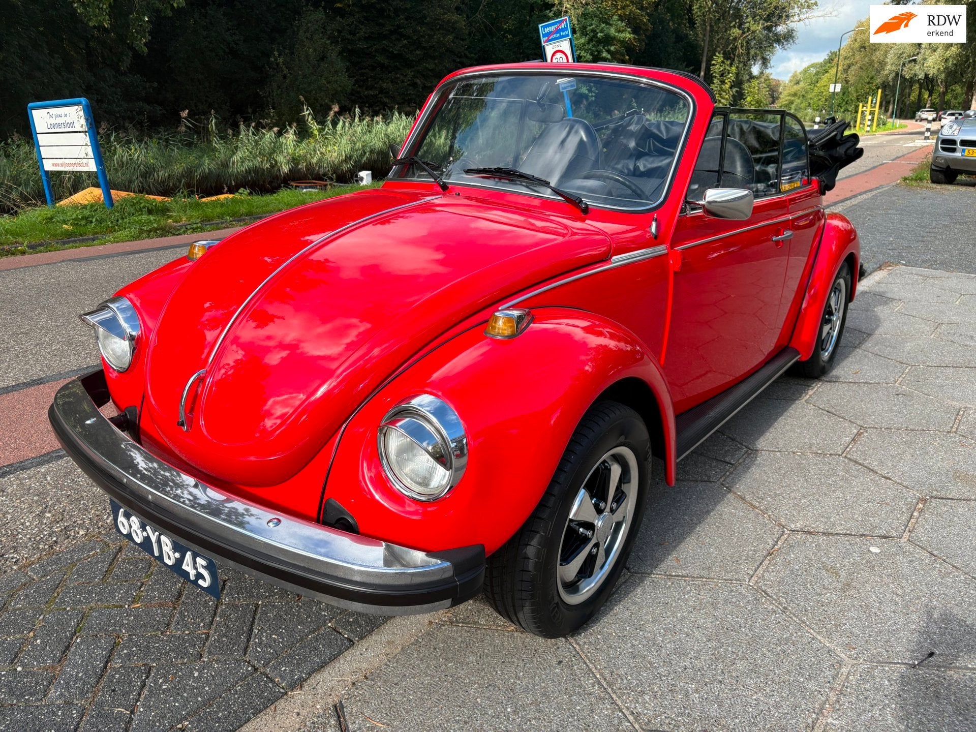 Volkswagen Kever Cabriolet 1303 LS, Auto's, Dealer onderhouden, Achterwielaandrijving, Gebruikt, 4 cilinders
