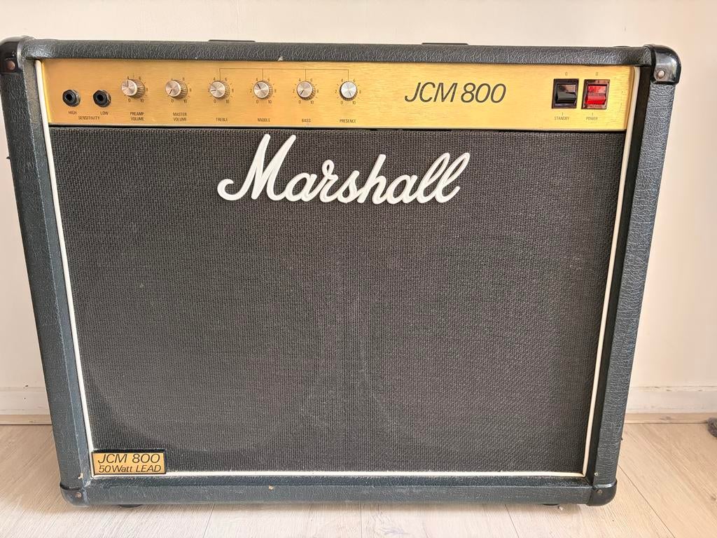 Marshall JCM800 - 4104 - Lead Series - 1986, Ophalen, Gebruikt, Gitaar, 50 tot 100 watt