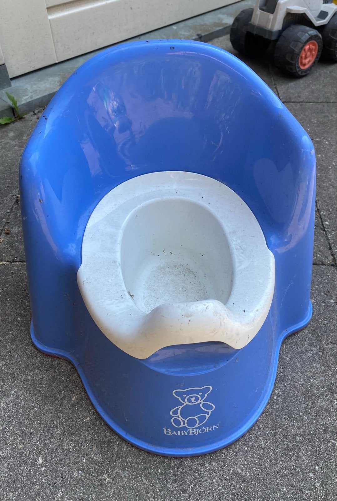 BabyBjörn Potje - Blauw, Ophalen, Zo goed als nieuw