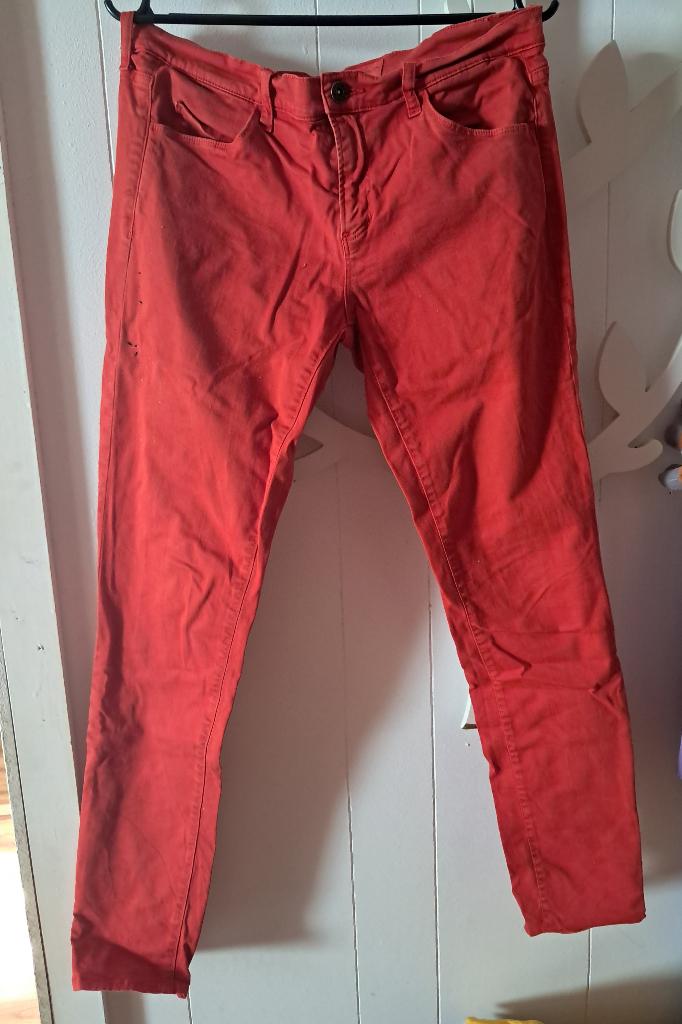 Rode zomerbroek pantalon vanilia, Vanilia, Ophalen of Verzenden, Zo goed als nieuw, Maat 36 (S)