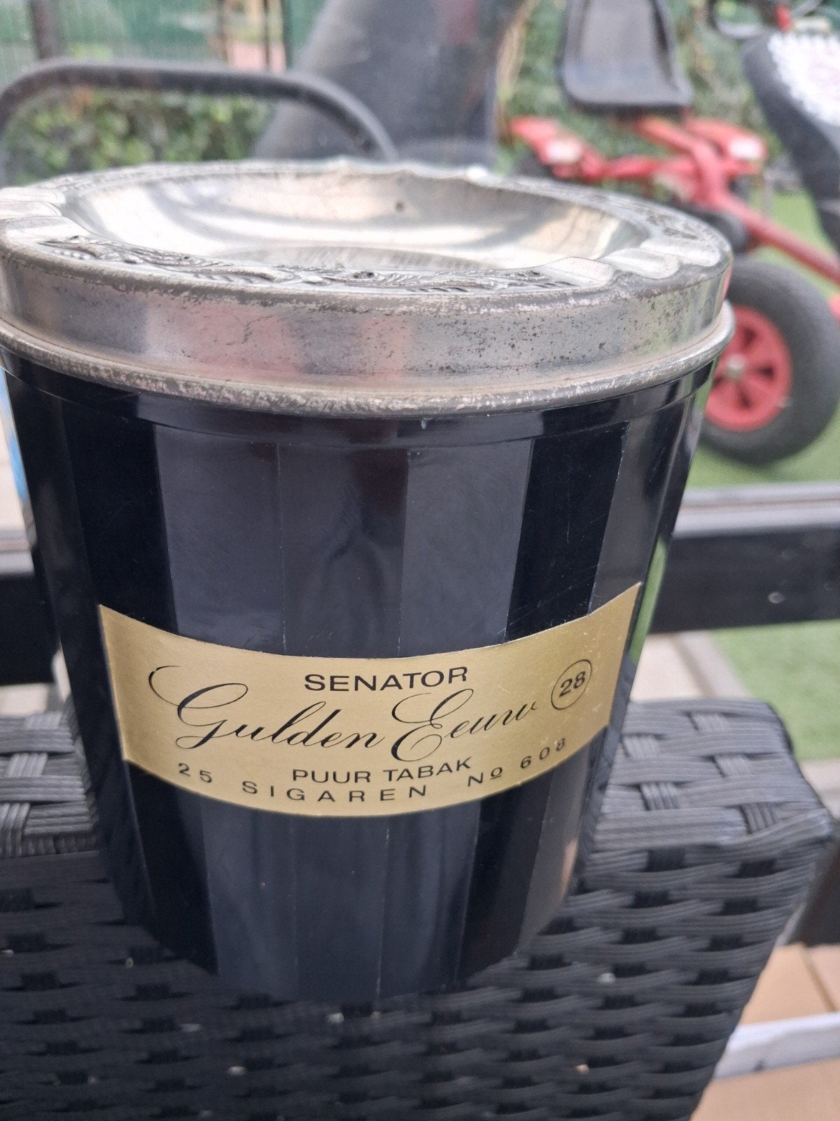 Retro Senator Sigarenpot (Mignot & De Block) - Mancave Item, Ophalen of Verzenden, Gebruikt, Tabaksdoos of Verpakking
