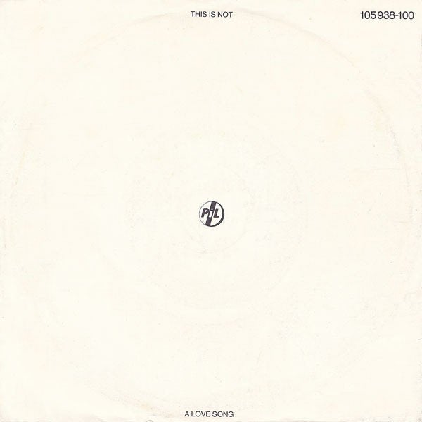 P.I.L - This is not a Love Song (Single), Cd's en Dvd's, Gebruikt, 7 inch, Pop, Fotohoes