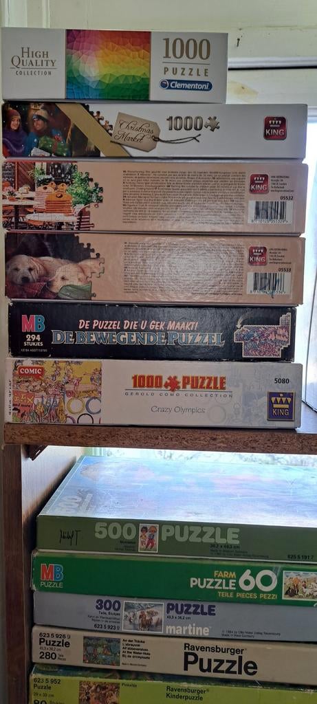 Diverse Puzzels - Legpuzzels van 280 tot 1000 stukjes, Ophalen, 500 t/m 1500 stukjes, Gebruikt, Legpuzzel