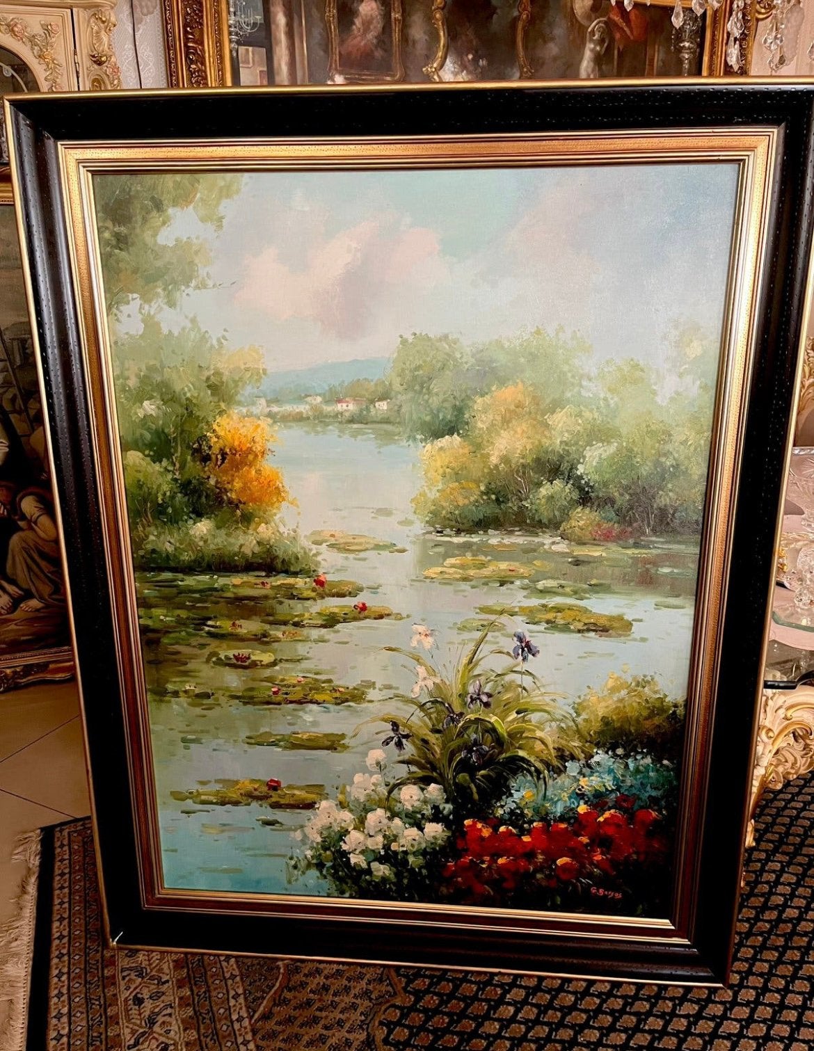 Prachtige heel groot olieverf schilderij, Ophalen