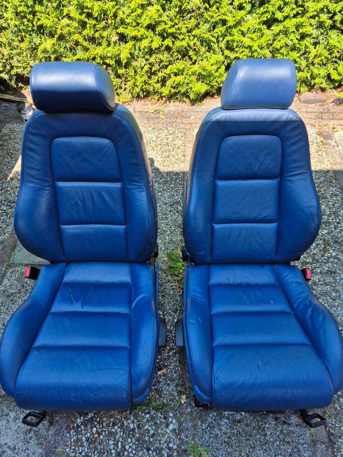 set stoelen audi tt mk1 blauw stoelverwarming, Auto-onderdelen, Ophalen of Verzenden, Gebruikt, Audi