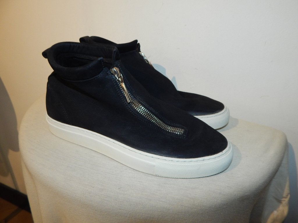 Diemme enkel hoge sneakers laarsjes schuine rits ZGAN 40, Kleding | Heren, Verzenden, Zwart, Boots, Zo goed als nieuw