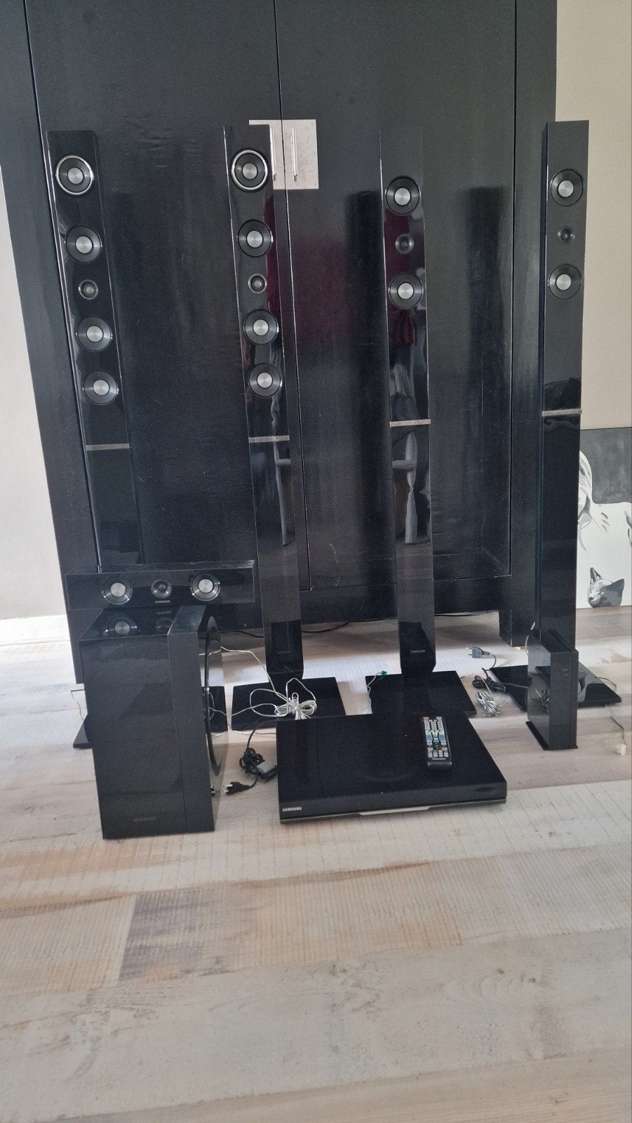 samsung cinema surround set, Ophalen, Zo goed als nieuw, Kunststof, Cd's
