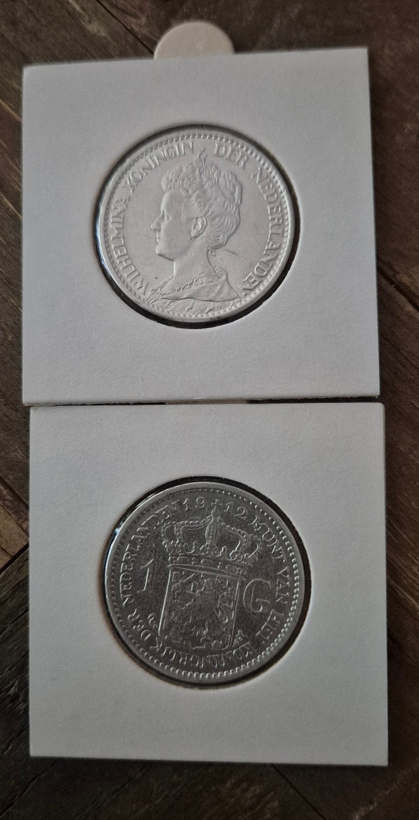Zilveren 1 gulden Wilhelmina  munten, Ophalen of Verzenden