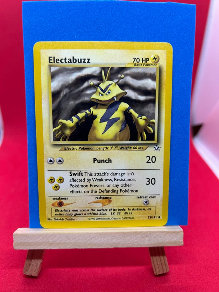 Electabuzz 33/111 Neo Genesis WOTC, Ophalen of Verzenden, Zo goed als nieuw
